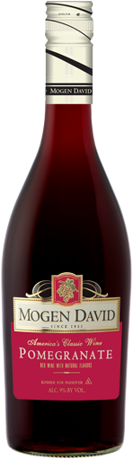 slide 1 of 3, Mogen David Pomegranate Wine, 750 ml
