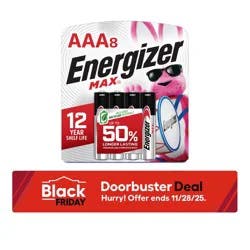 Energizer MAX Alkaline AAA Batteries ( 8 -Pack)