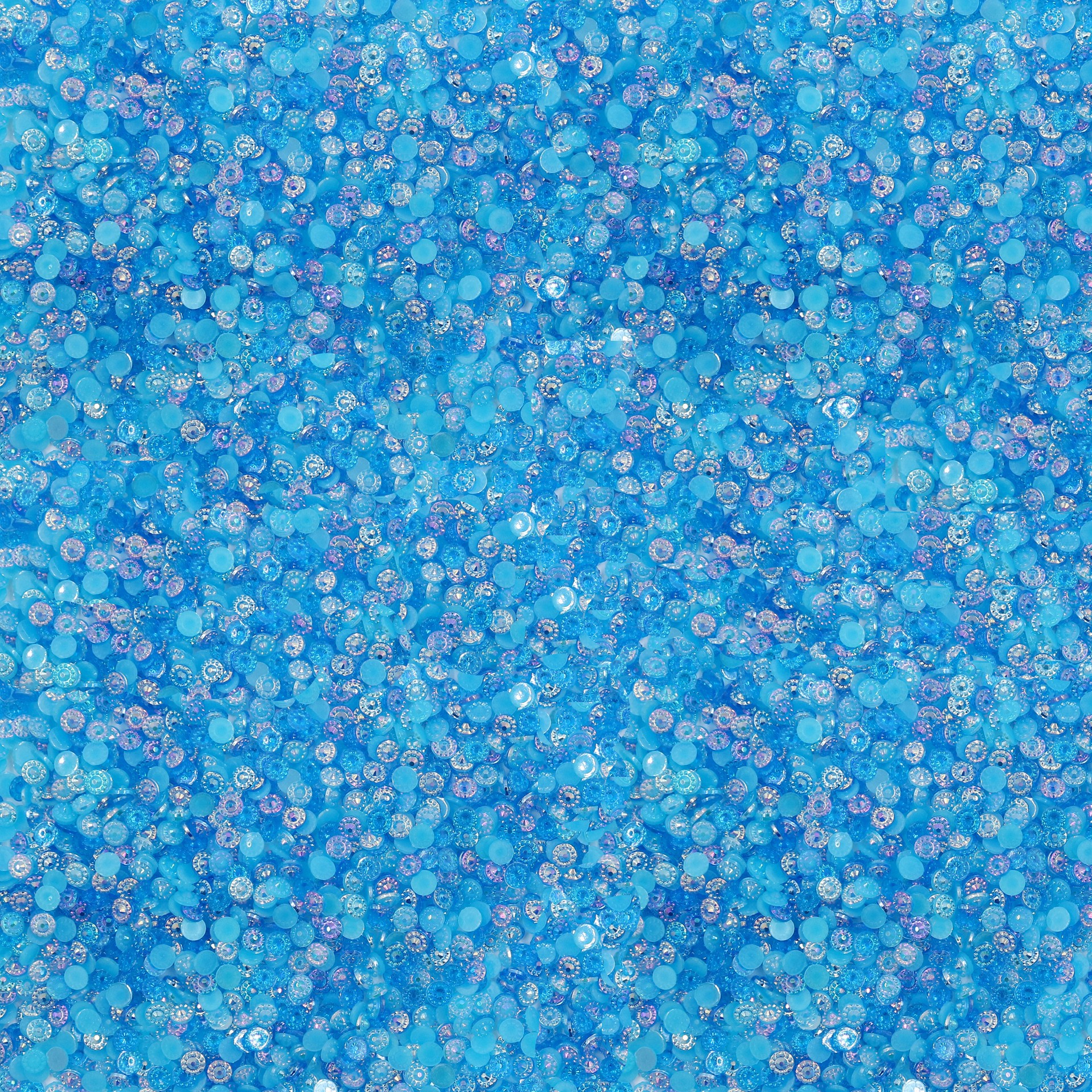 slide 2 of 2, Fancy Blue Mix Mini Gems By Creatology, 1.57 oz