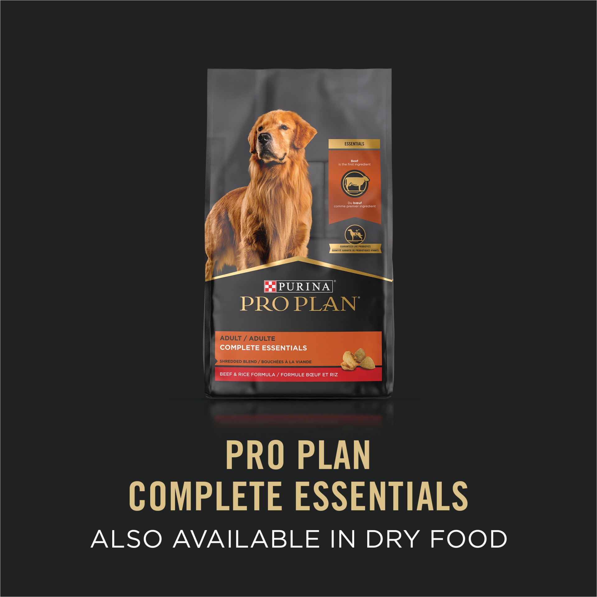 slide 2 of 7, Pro Plan Purina Pro Plan Complete Essentials Classic Pate Dog Food, Chicken and Rice Entrée, 13 oz