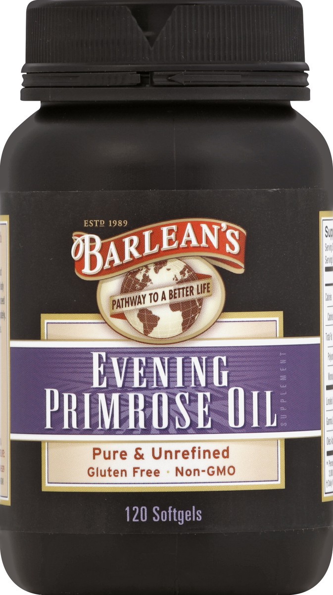 slide 2 of 4, Barlean's Evening Primrose Oil 120 ea, 120 ct