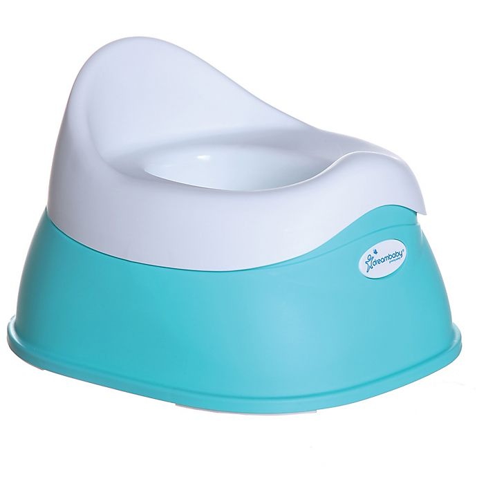 slide 2 of 7, Dreambaby EZY Potty - Aqua and White, 1 ct