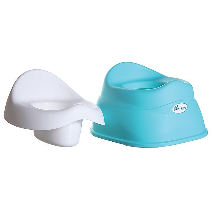 slide 5 of 7, Dreambaby EZY Potty - Aqua and White, 1 ct