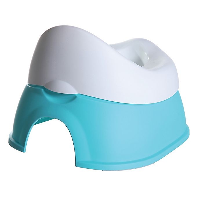 slide 6 of 7, Dreambaby EZY Potty - Aqua and White, 1 ct