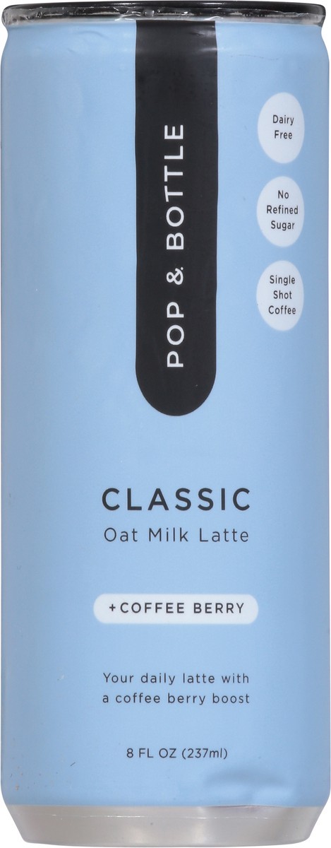 slide 7 of 9, Pop & Bottle Classic Oat Milk Latte - 8 oz, 8 oz