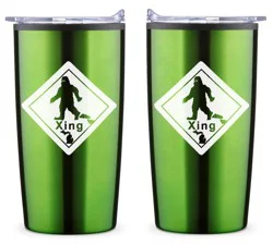 Big Foot Green Travel Tumbler