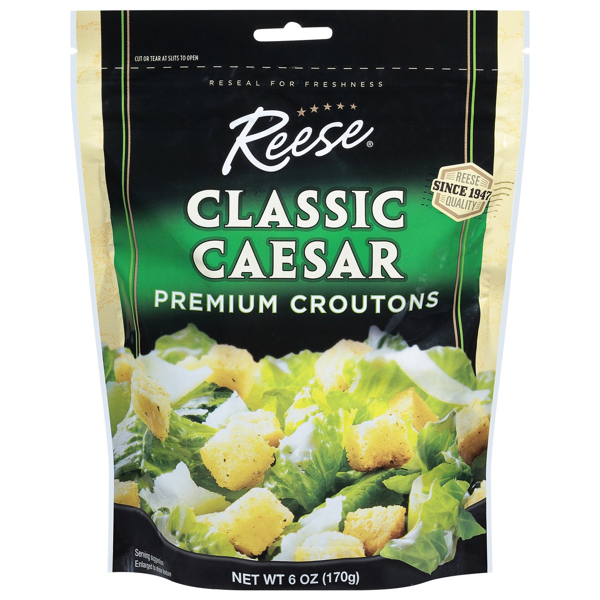 slide 9 of 14, Reese Premium Classic Caesar Croutons 6 oz, 6 oz