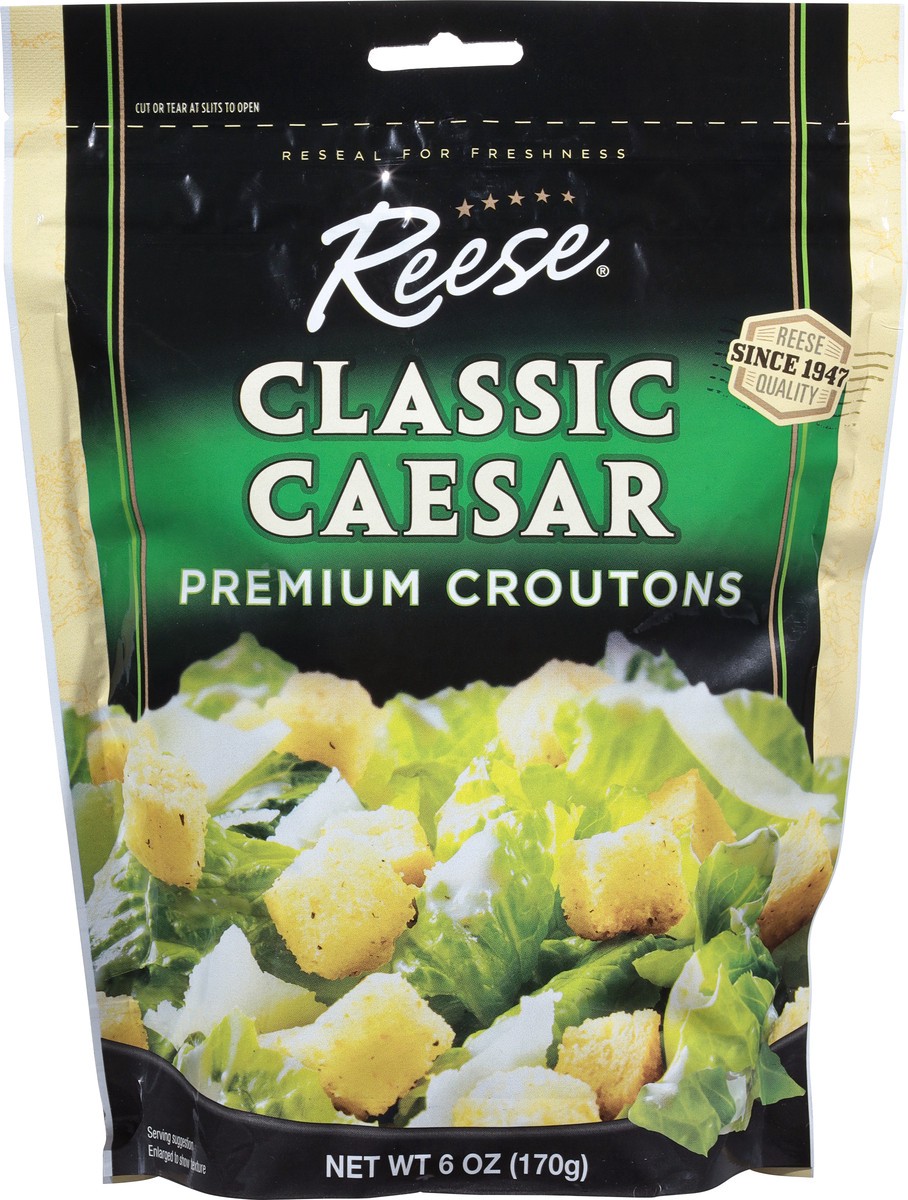 slide 4 of 14, Reese Premium Classic Caesar Croutons 6 oz, 6 oz