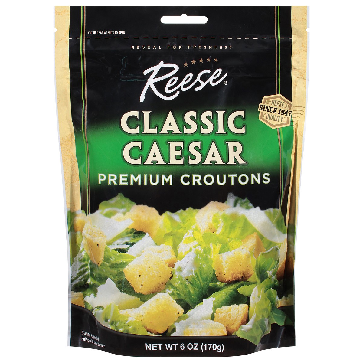 slide 1 of 14, Reese Premium Classic Caesar Croutons 6 oz, 6 oz