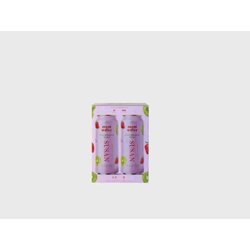 slide 7 of 10, Mom Water Strawberry Kiwi - Susan - 4pk/12 fl oz Cans, 4 ct; 12 fl oz