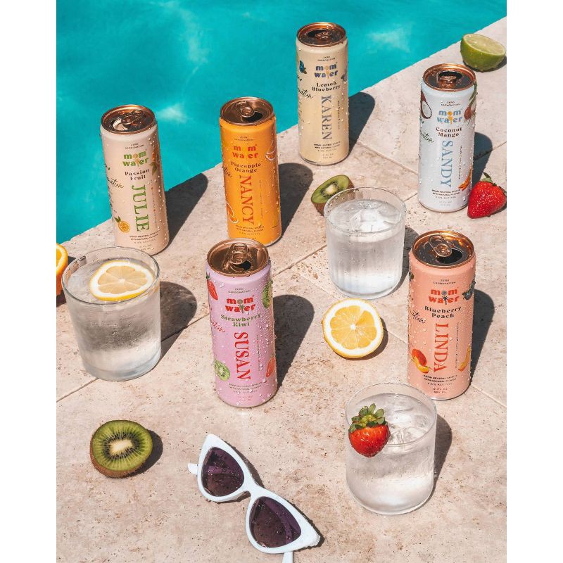 slide 2 of 10, Mom Water Strawberry Kiwi - Susan - 4pk/12 fl oz Cans, 4 ct; 12 fl oz