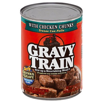 slide 1 of 6, Gravy Train Chicken Chunks Moist Dog Food, 13.2 oz