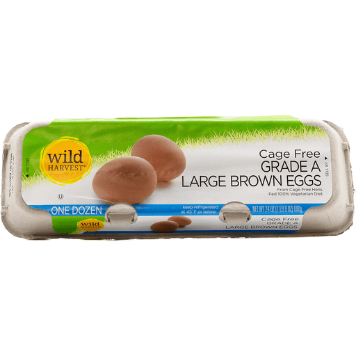 slide 1 of 1, Wild Harvest Cage Free Grade A Large Eggs, 12 ct