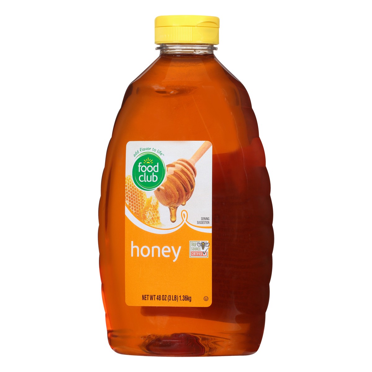 slide 3 of 10, Food Club U.s. Grade A Honey, 48 oz