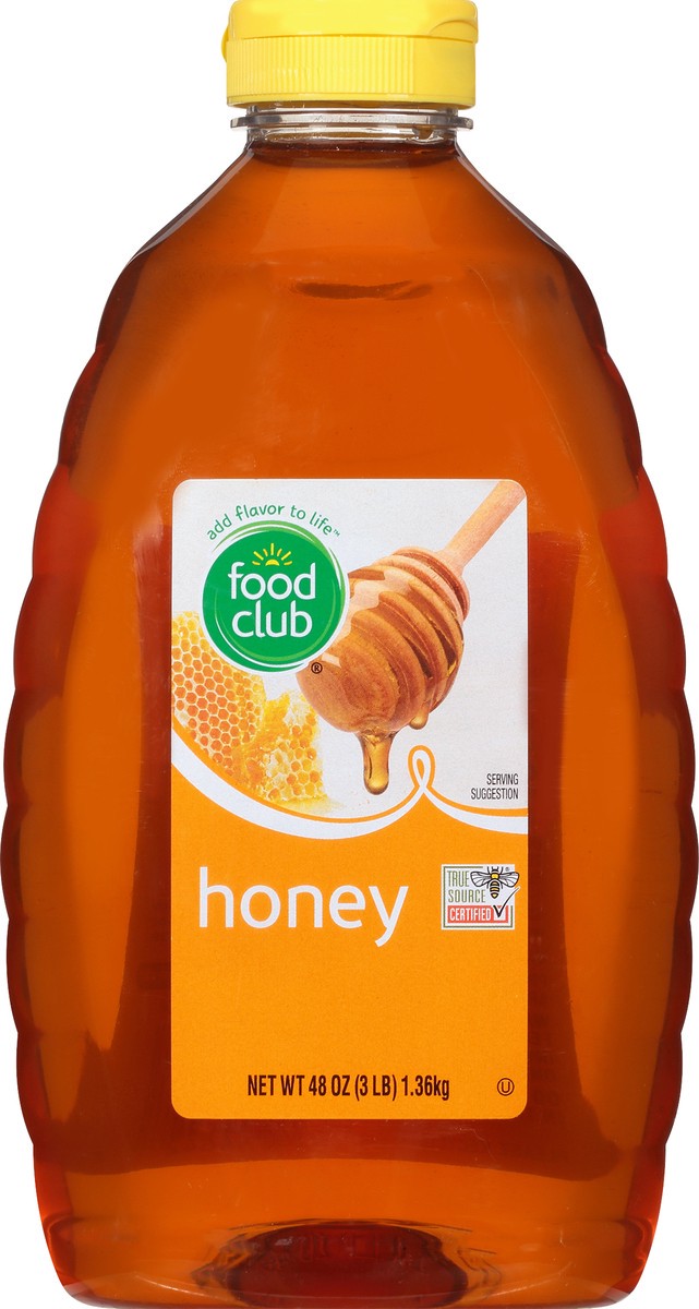 slide 9 of 10, Food Club U.s. Grade A Honey, 48 oz