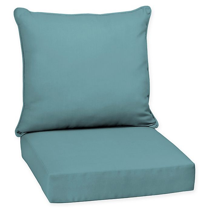 slide 1 of 1, Arden Selections Solid Outdoor Deep Seat Cushions - Blue, 1 ct