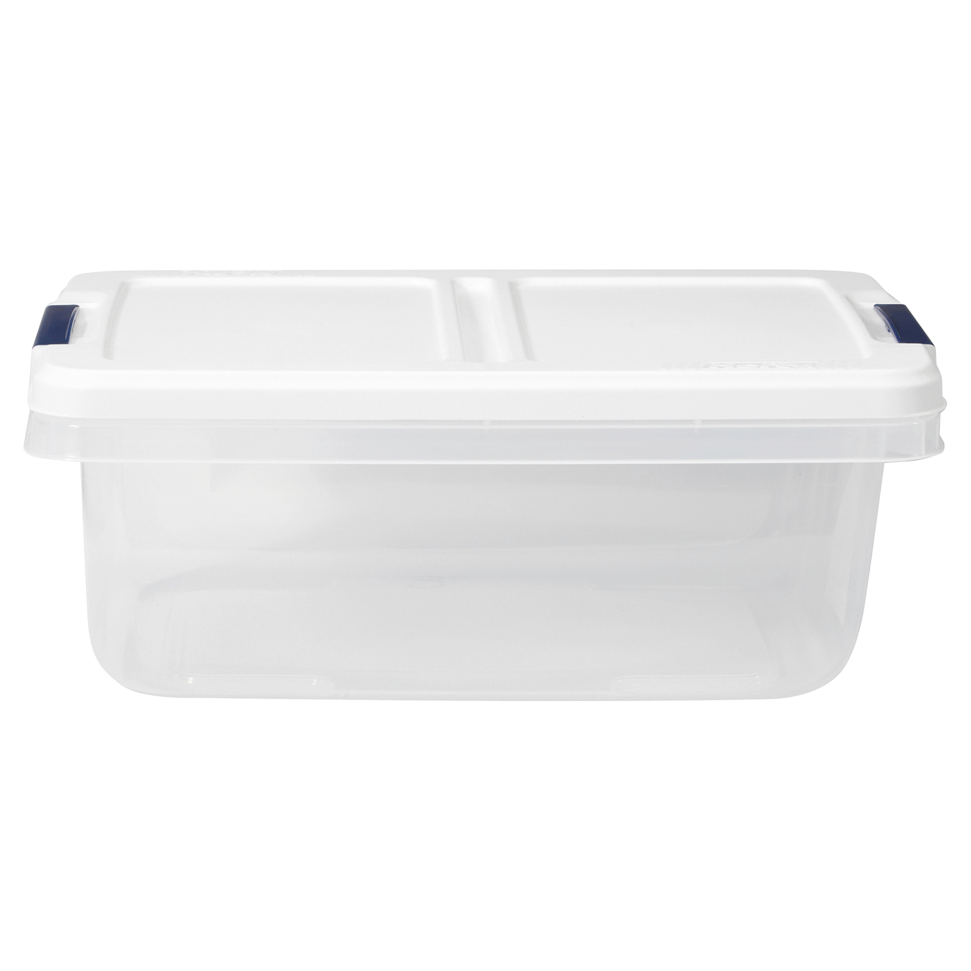 slide 1 of 3, Hefty Storage Tote, Clear, 15 qt