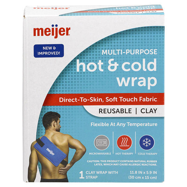 slide 1 of 1, Meijer Multi-Purpose Hot & Cold Wrap, 1 ct