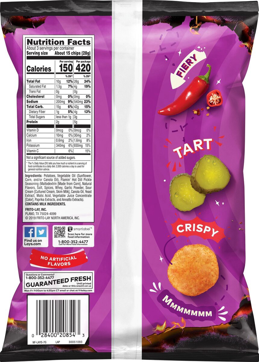 slide 6 of 7, Lay's Potato Chips, 2.75 oz