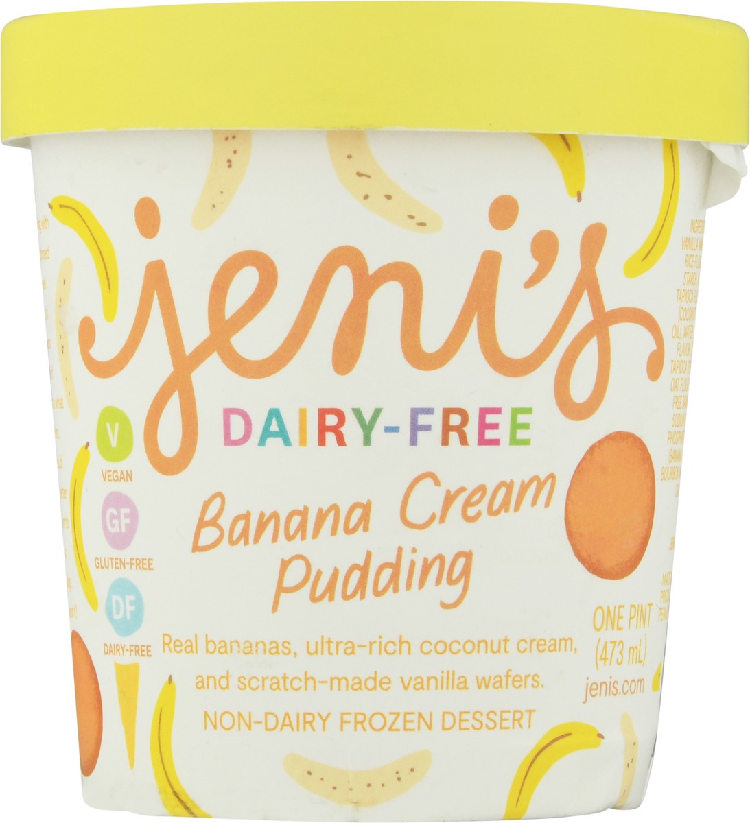 slide 1 of 12, Jeni's Dairy-Free Banana Cream Pudding Frozen Dessert 1 pt, 1 pt