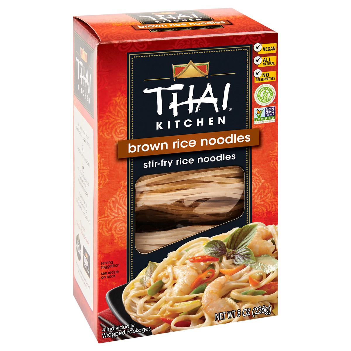slide 4 of 9, Thai Kitchen Gluten Free Brown Rice Noodles, 8 oz