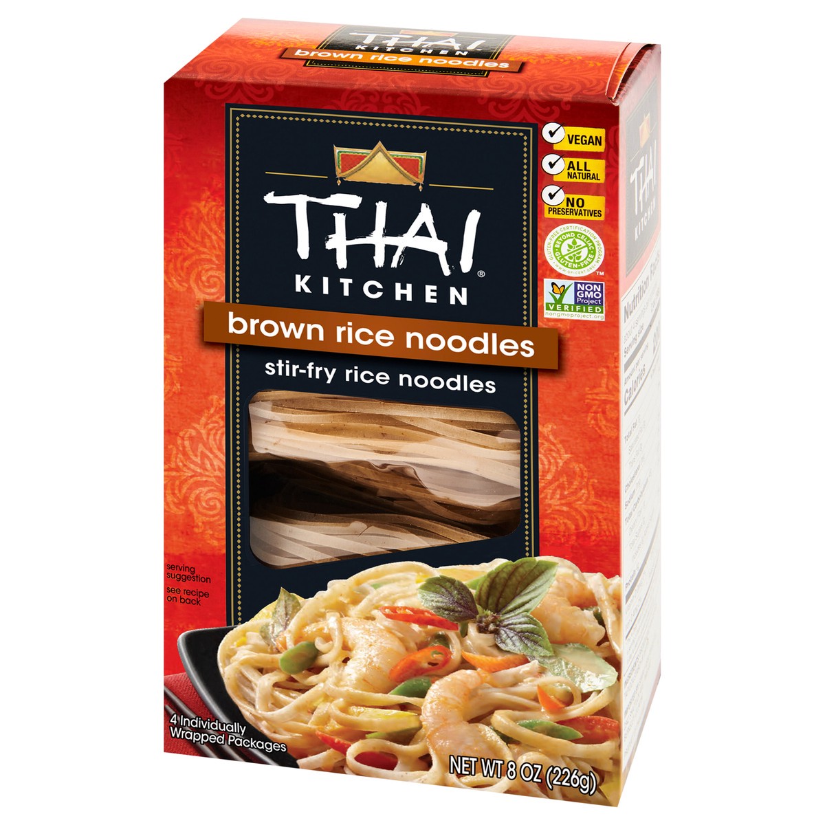 slide 3 of 9, Thai Kitchen Gluten Free Brown Rice Noodles, 8 oz