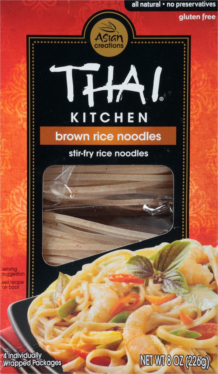slide 7 of 9, Thai Kitchen Gluten Free Brown Rice Noodles, 8 oz