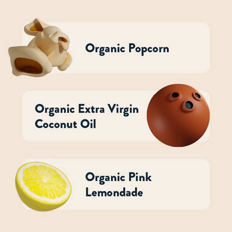 slide 2 of 6, Lesser Evil Popcorn Pnk Lmnde, 4.6 oz