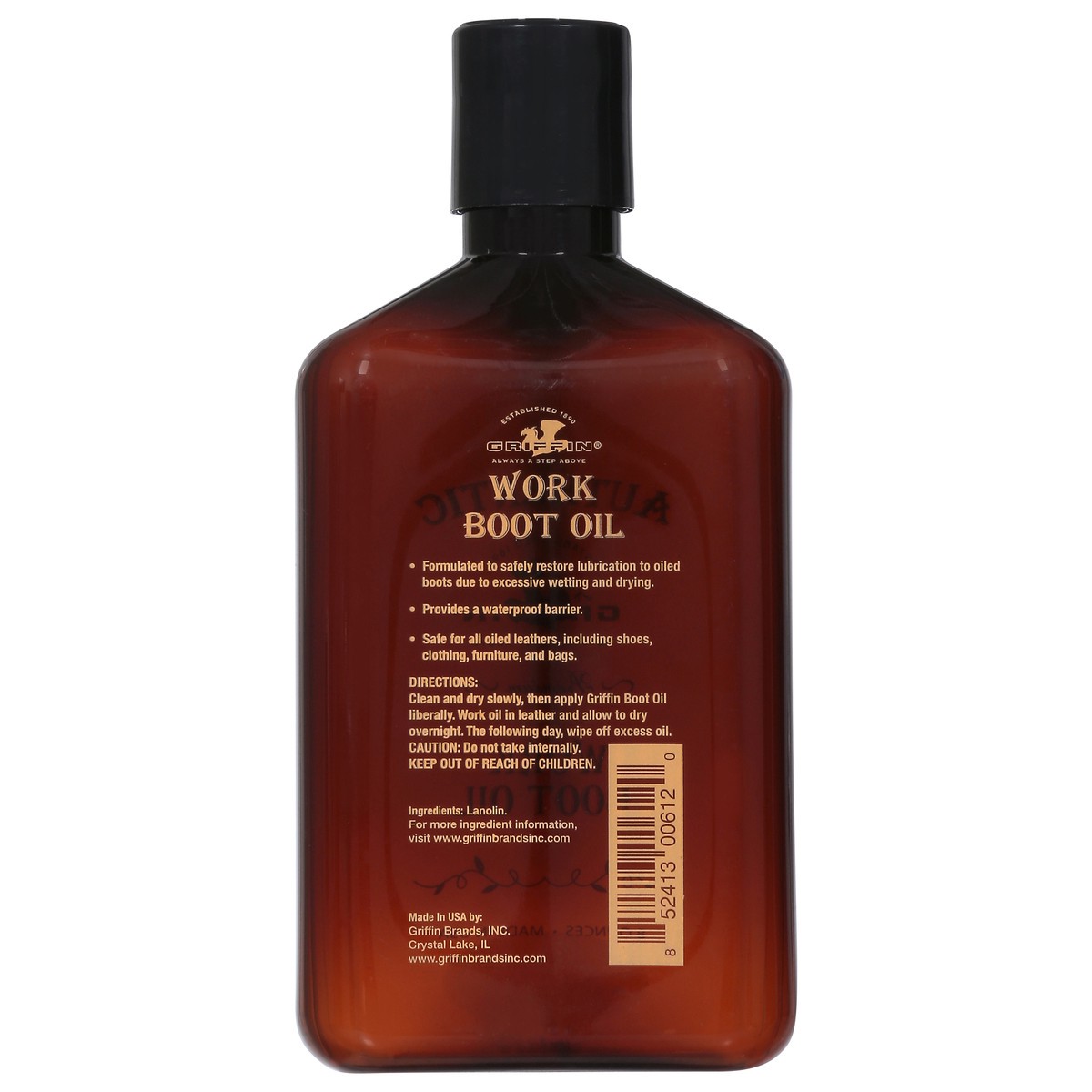 slide 7 of 13, Griffin Bros. Premium Work Boot Oil 8 oz, 8 fl oz