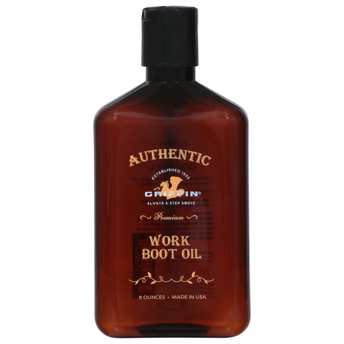 slide 1 of 13, Griffin Bros. Premium Work Boot Oil 8 oz, 8 fl oz