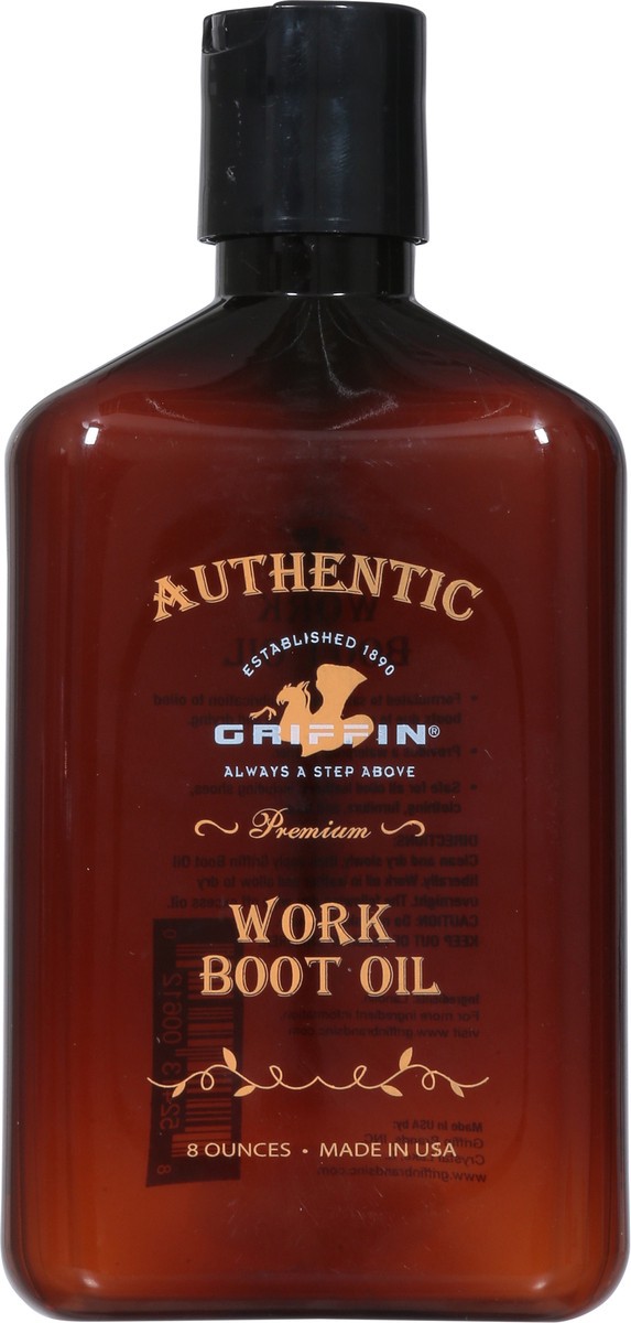 slide 11 of 13, Griffin Bros. Premium Work Boot Oil 8 oz, 8 fl oz