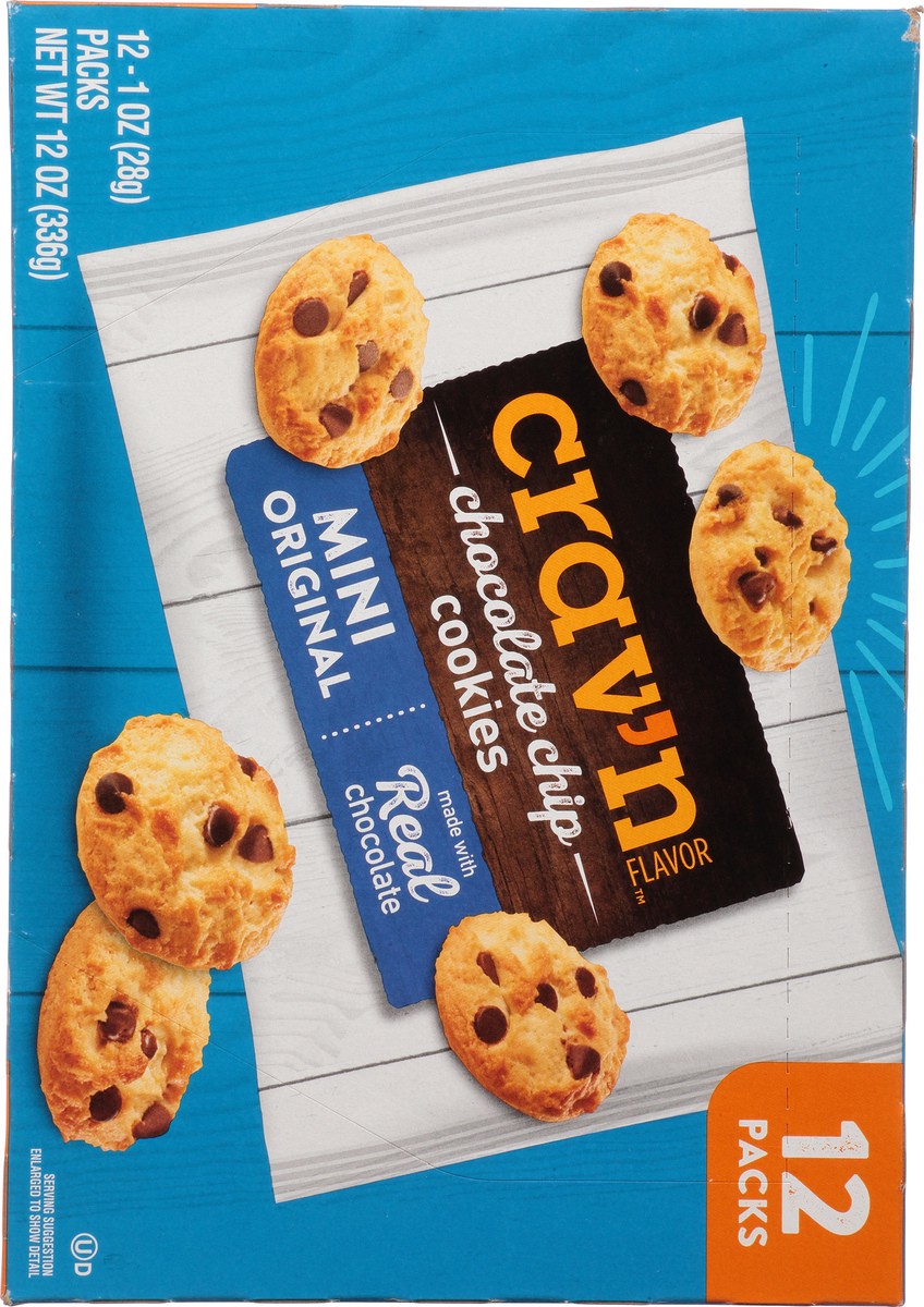 slide 17 of 19, Crav'n Flavor Crav'N Cke Choc Chip Mini - 12 ct, 12 ct