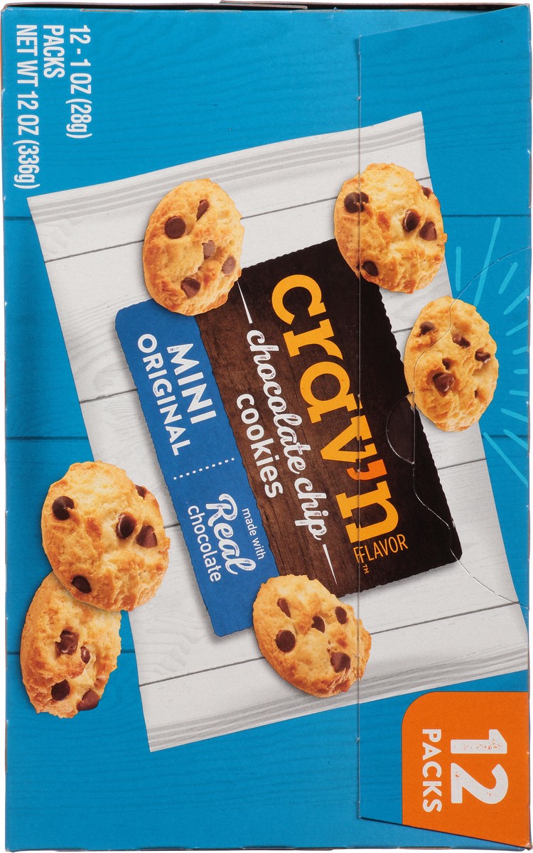 slide 5 of 19, Crav'n Flavor Crav'N Cke Choc Chip Mini - 12 ct, 12 ct