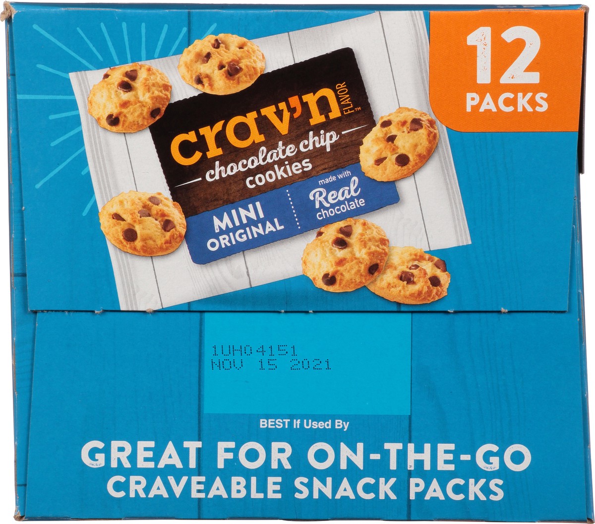 slide 8 of 19, Crav'n Flavor Crav'N Cke Choc Chip Mini - 12 ct, 12 ct
