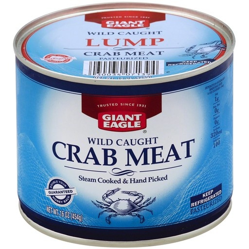 slide 1 of 1, Giant Eagle Lump Crabmeat, 1 lb