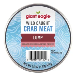 Giant Eagle Lump Crabmeat