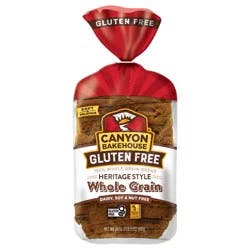 Canyon Bakehouse Heritage Style Whole Grain Gluten Free Bread, Large-Sliced, Frozen, 24 oz, Loaf