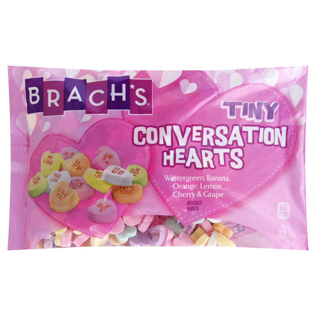 slide 4 of 8, Brach's Conversation Hearts 16 oz, 16 oz