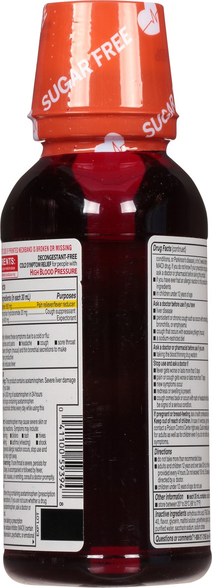 slide 6 of 9, Coricidin HBP Maximum Strength Cherry Flavor Cold, Cough & Flu 12 fl oz, 12 fl oz