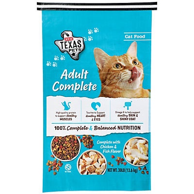 H E B Texas Pets Adult Complete Formula Dry Cat Food 30 lb Shipt