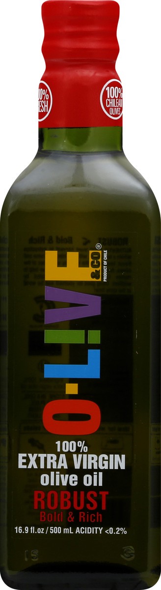 slide 1 of 9, O-LiveandCo Extra Virgin Robust Bold & Rich Olive Oil 16.9 oz, 16.9 fl oz