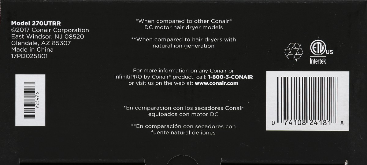 slide 4 of 6, Infiniti Pro Styling Tool Hair Dryer, 1 ct