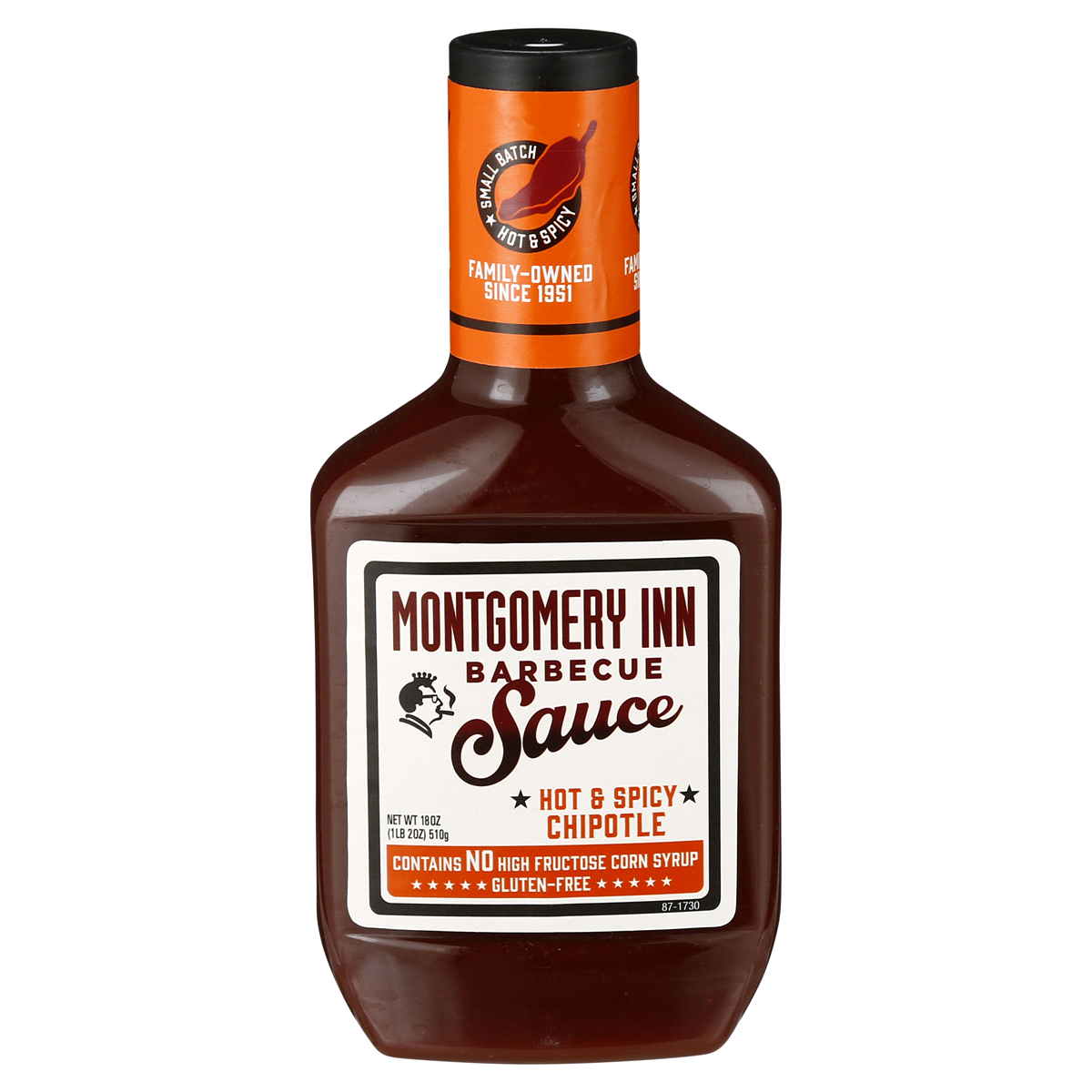 slide 1 of 1, Montgomery Inn Chipotle Barbecue Sauce, 18 oz