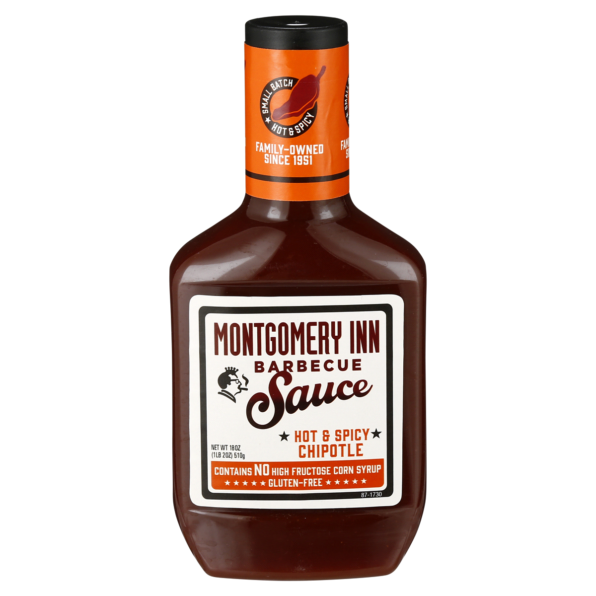 slide 1 of 5, Montgomery Inn Chipotle Barbecue Sauce, 18 oz