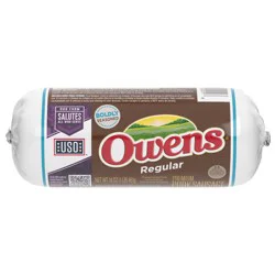 Owens Premium Regular Pork Sausage 16 oz