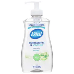 Dial Antibacterial + Sensitive Aloe Scent Hand Soap + Aloe 11 fl oz