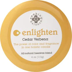 Seeking Balance Enlighten Cedar Verbena Candle 1 oz