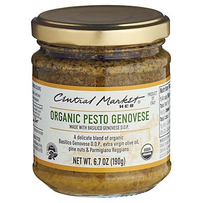 slide 1 of 1, Central Market Organic Pesto Genovese, 6.7 oz