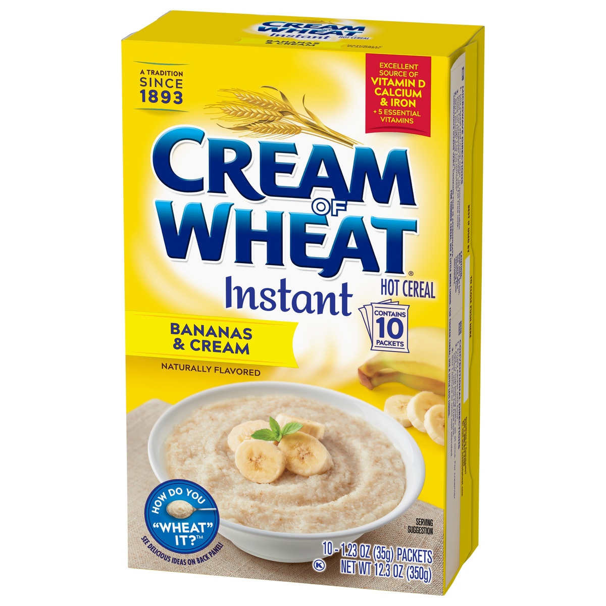 slide 3 of 11, Cream of Wheat Banana Cream Hot Cereal, 12.3 oz