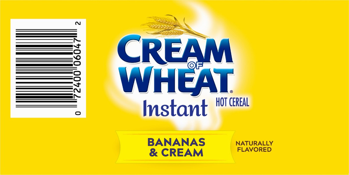 slide 4 of 9, Cream of Wheat Instant Bananas & Cream Hot Cereal 10-1.23 oz. Packets, 12.3 oz